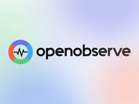 OpenObserve logo, the open-source observability platform